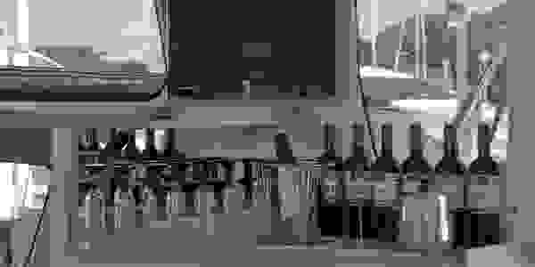 Bar area aboard Dreamtime Girl