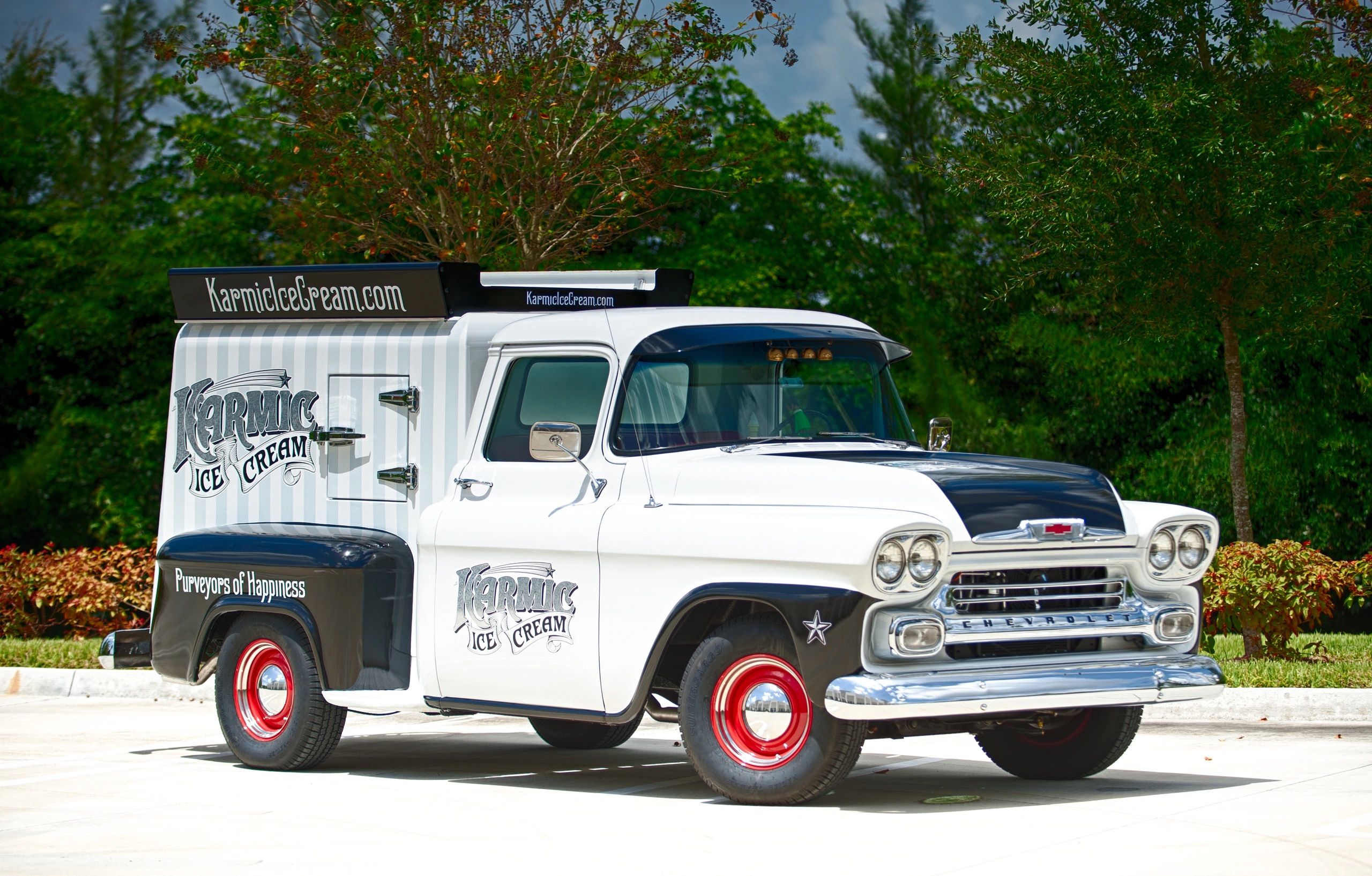 1958 Chevy Ice Cream truck rental in Broward County