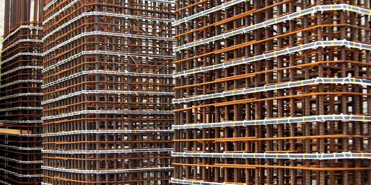 Cqthodic prevention anodes installed to rebar cage of a chinese bridge foundation