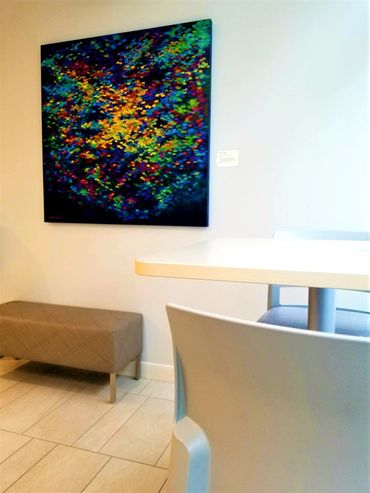 Oil Abstract from the Meditation series. Wendy Schaefer Miles