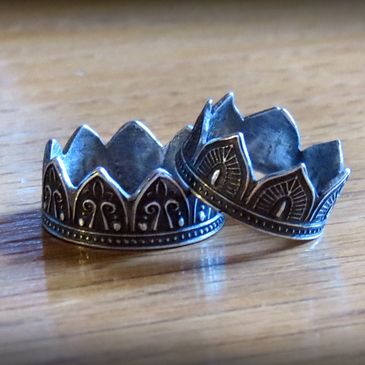 Sterling Silver Queen's Crown Ring