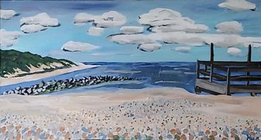 This painting is in the collection of Jenn Fiorio. It is available in giclee.