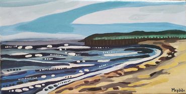 This painting is in the collection of Krystyna Bory. It is available in giclee format.