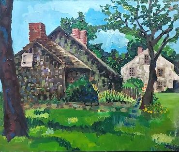 This painting is in the collection of Nina Posner. It is available in Giclee