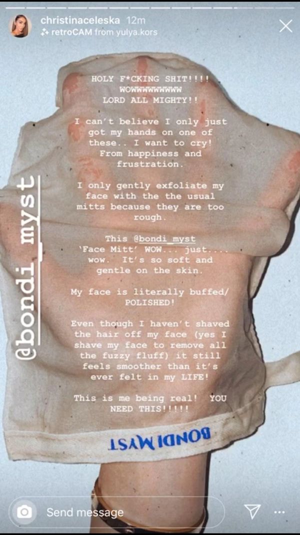 honest review of our face exfoliating mitt