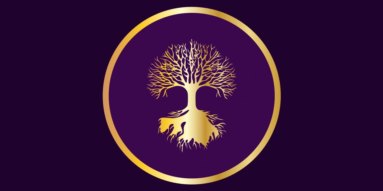 Purple Oak on large purple