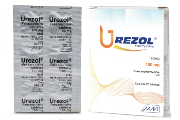 UREZOL TAB 100 MG CAJA C 20