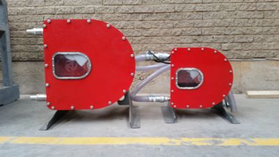 AFX 025 and AFX 010 Pumps front view side by side,