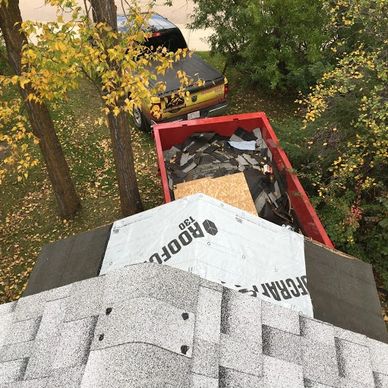 Clean Up and Dump Fees   alberta strong roofing 