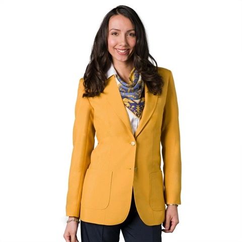 Executive Apparel Ultralux Women S Gold Blazer Jacket