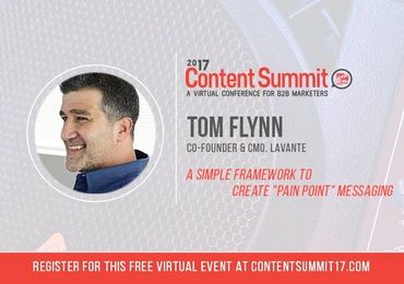 Tom Flynn speaks at 2017 Sweet Fish Media "Content Summit" on messaging and marketing consulting