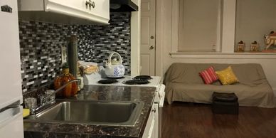 Kitchen. 1 BR apartment in Boston, next to Northeastern University. This rental is perfect for stude