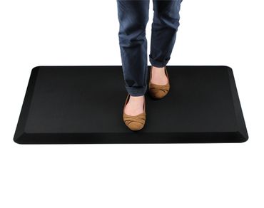 floor mat with a person standing on it