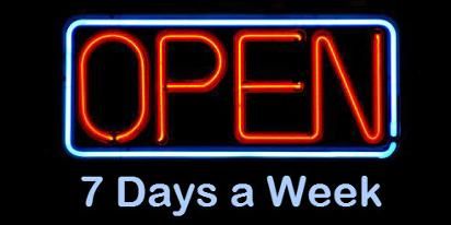 open 7 days