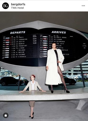 Pearls Daily at TWA Hotel for Bergdorf Goodman.