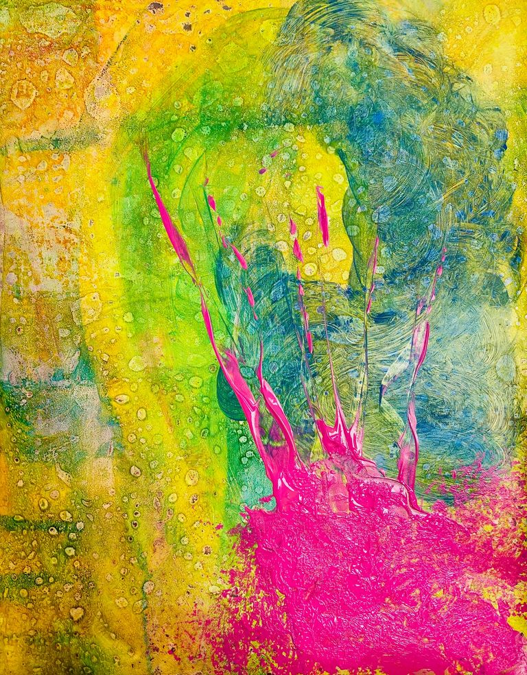 Surfacing - Encaustic on Mineral Paper