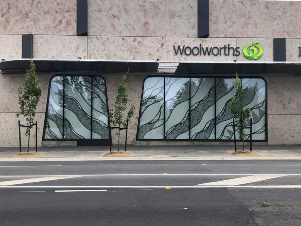 Hand painted 6 Layers of Wurundjeri Country.