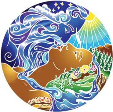 Earth & Sky Love sticker