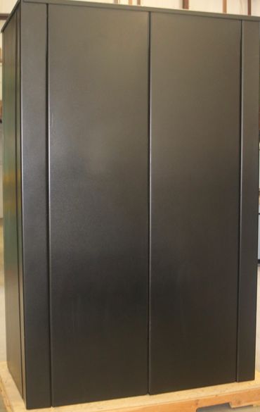 Rear view of panic room