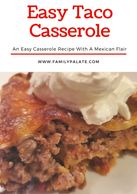 easy recipes, easy taco casserole, easy casserole recipes
