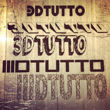 Testo marcato su alluminio tramite laser