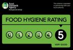 The Food Standards Agency approved 5 star food hygiene rating. The highest that can be given in  UK