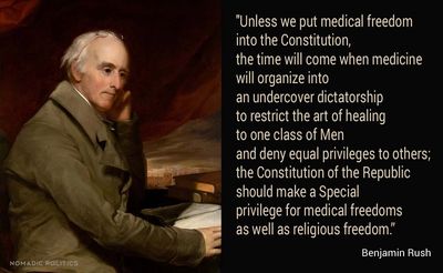 Dr. Benjamin Rush, physician, patriot, one of America's Founding Fathers