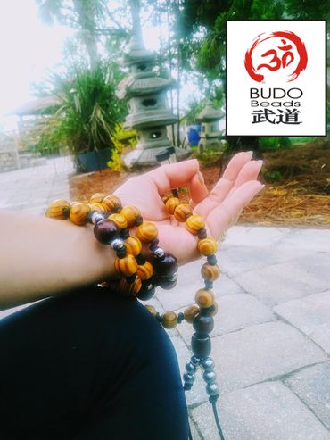 Budo Beads ~ Relieve Stress & Anxiety . Meditation . Self-Defense . Mala Beads