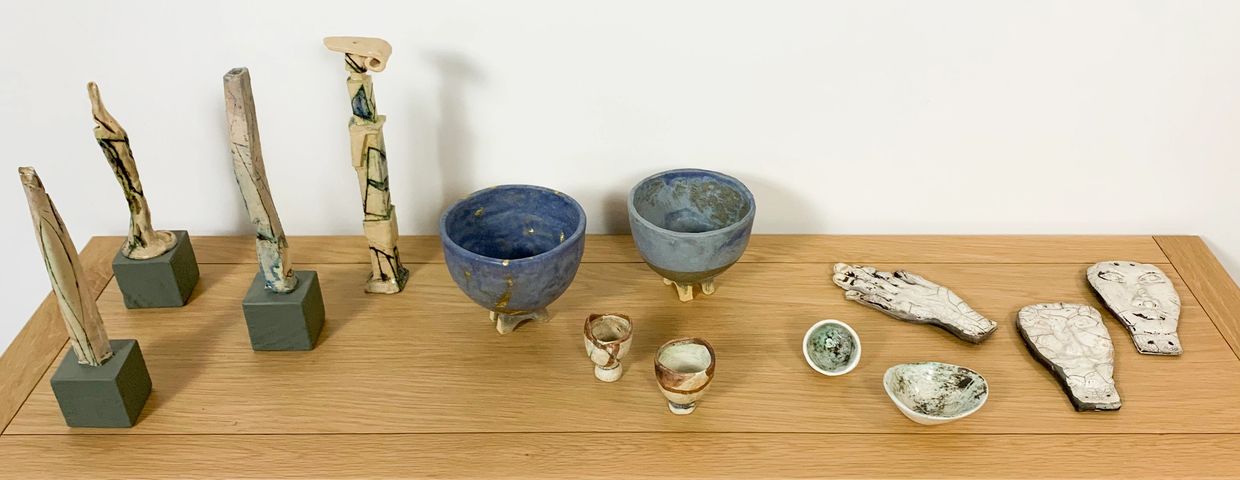 A range of beautiful ceramics by Daphne Cox-Wilkinson