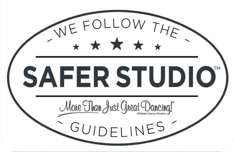 Safer Studio More than just Great Dancing logo.