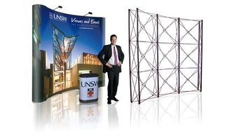 Pop up Stand Backdrop in annual meeting and Event, promotional backdrop