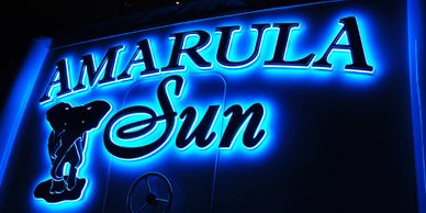 Lüks Yat Tabelası İmalatları Lüks Yat İsmi imalat Işıklı Lüks Yat Tabelası ve Işıklı Tekne Tabelası Işıklı Tekne İsmi