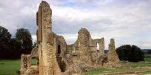 Sherborne Old Castle ruins 