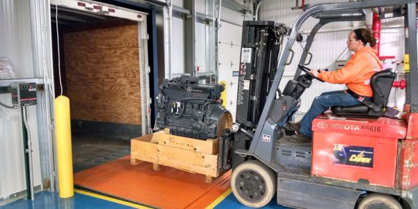 Forklift, distribution, warehouse, Detroit warehouse