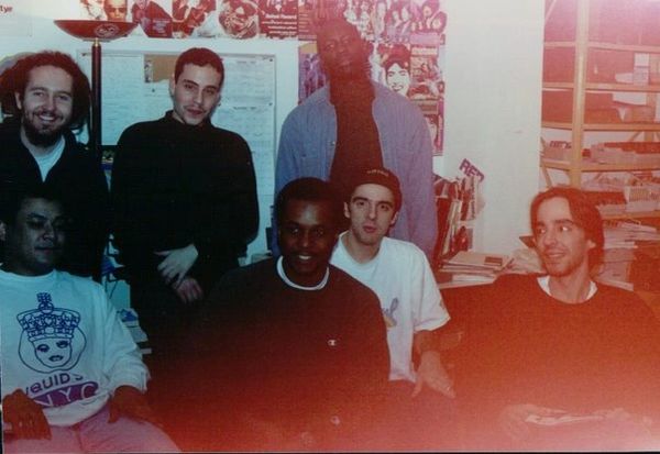 Some of the core team in the early days..