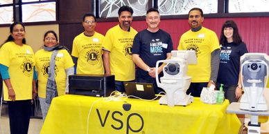 Partnering with VSP and local doctors conducted eye examinations and free eye glasses to hundreds of