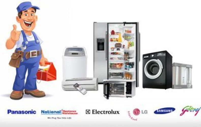 Washing Machine Repair, Split AC Repair, Oven Repair, Dryer Repair, Freezer Repair, Fridge Repair.