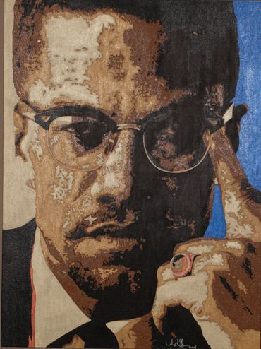 Malcolm X painting