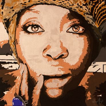Eryka Badu Painting