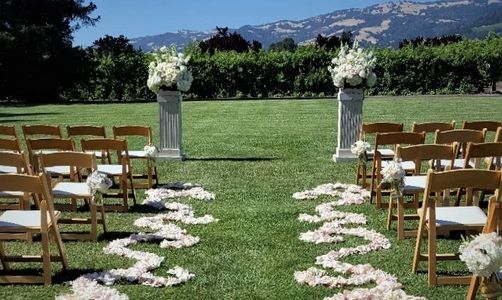 outdoor wedding at winery in SF Bay Area wine country