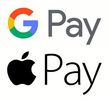 Google and Apple Pay logos