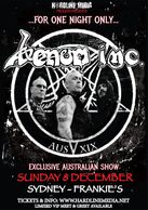 Venom Inc Frankie's Pizza birthday australian tour australia show 2019 poster hardline media