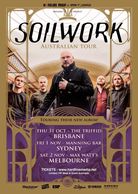 Soilwork Verkligheten 2019 australian tour australia poster hardline media touring
