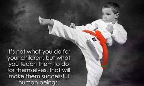 Karate builds confidence in kids
