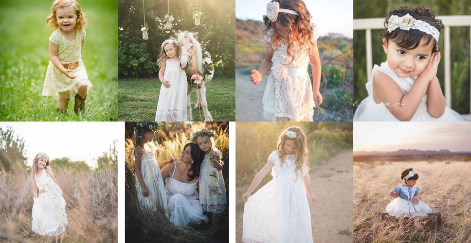 Rustic lace flower girl dress, flower girl dress, flower girl dresses, ivory lace flower girl dress