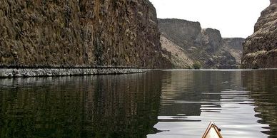 Kayaking Lake Billy Chinook