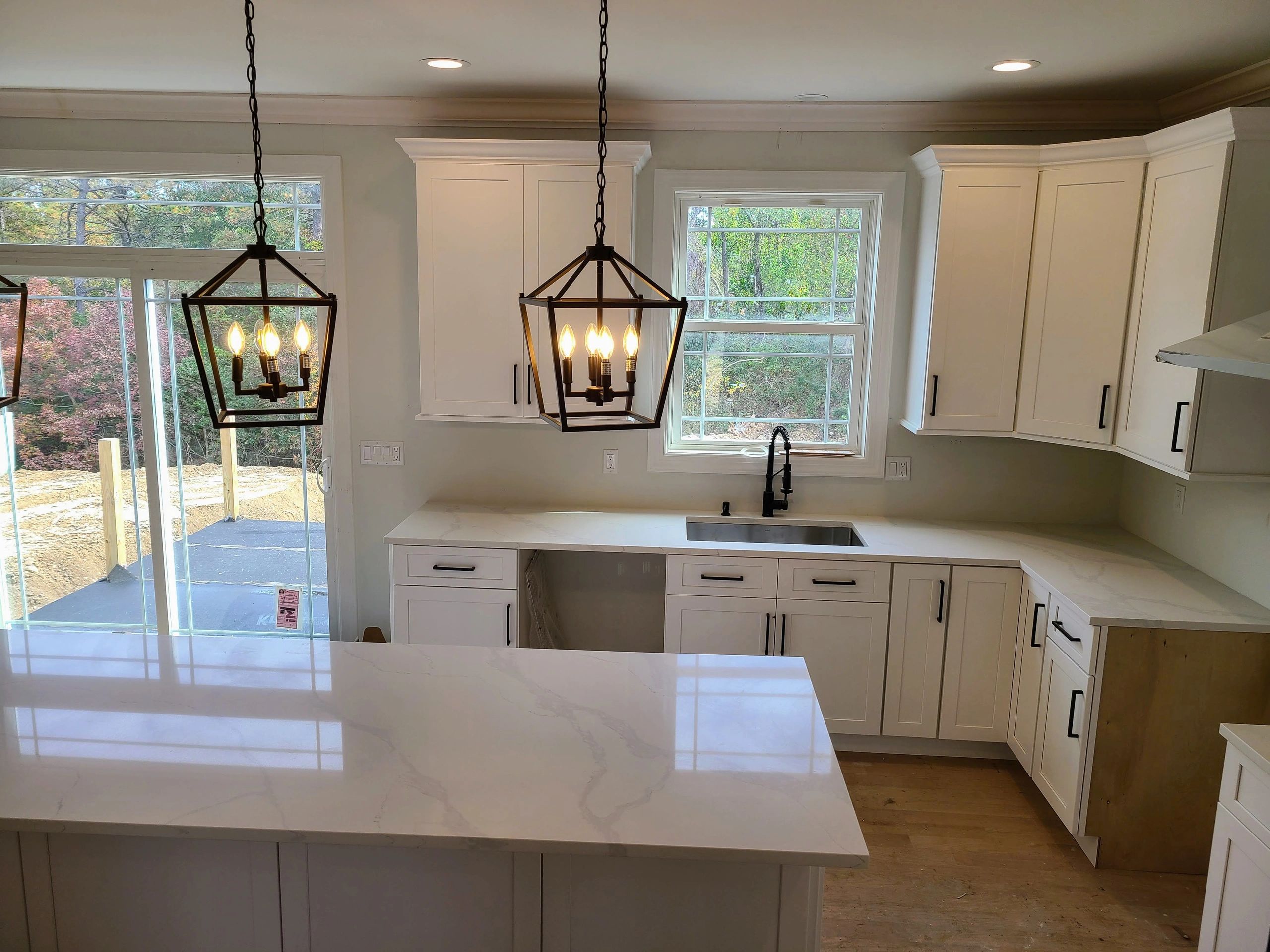 white quartz slab countertops kitchen bathroom Suffolk County granite fabricator stone