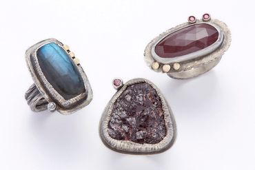 Girl Meets Joy Jewelry trio of rings