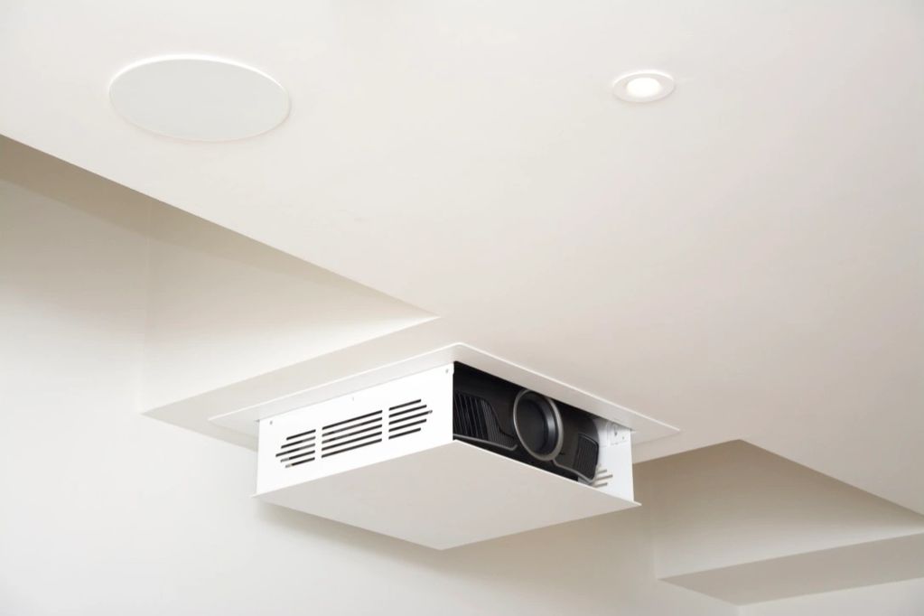 Projector installation at Kensington
