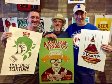 Chris McNamara RVA Art Print Hop Beer Screens 'n' Suds Pollock Lunch Revolution